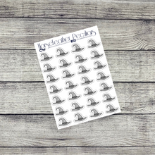 Load image into Gallery viewer, Black Witch Hat Deco Stickers