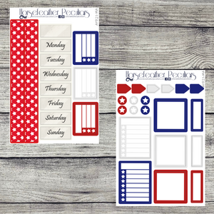 America the Beautiful Weekly Sticker Kit