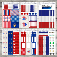 America the Beautiful Weekly Sticker Kit