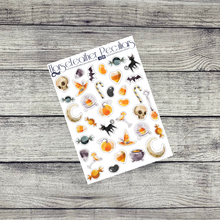 Load image into Gallery viewer, Candy Corn Witch Weekly Sticker Kit