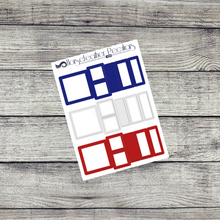 Load image into Gallery viewer, America the Beautiful a5 Weekly Sticker Kit