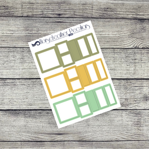 Green Witch a5 Weekly Sticker Kit