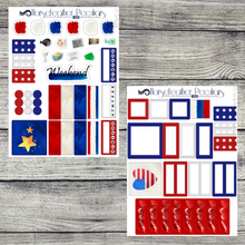 Load image into Gallery viewer, America the Beautiful a5 Weekly Sticker Kit