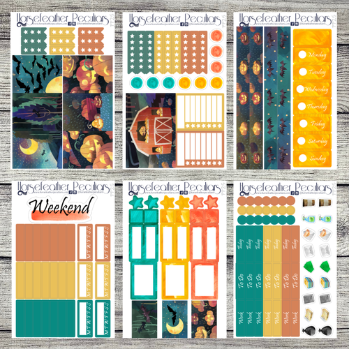 Pumpkin Patch Weekly Sticker Kit