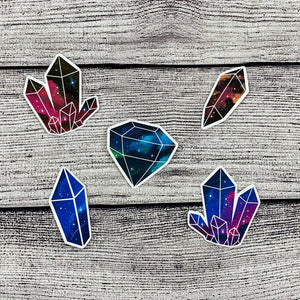 Galaxy Crystal Diecut Stickers