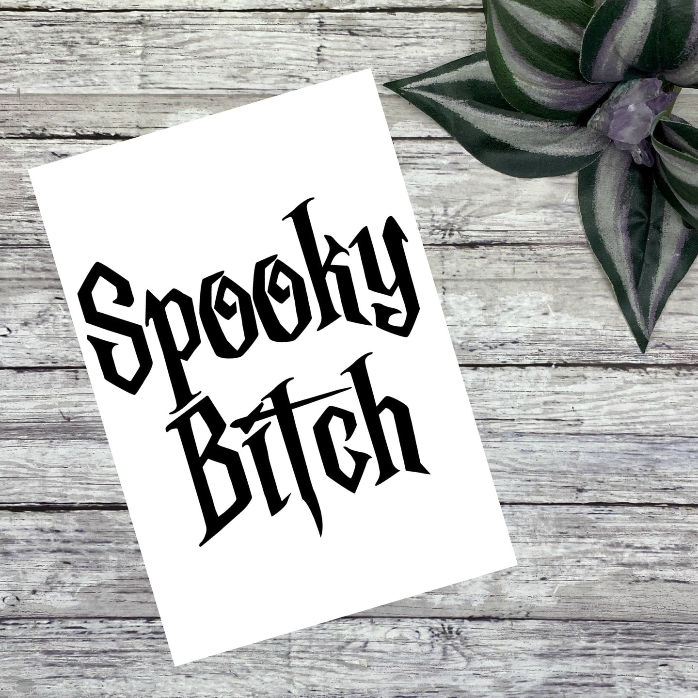 Spooky Bitch Vinyl Decal