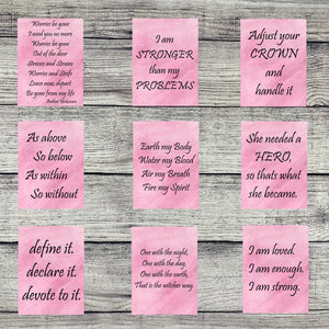 Affirmation Quote Boxes