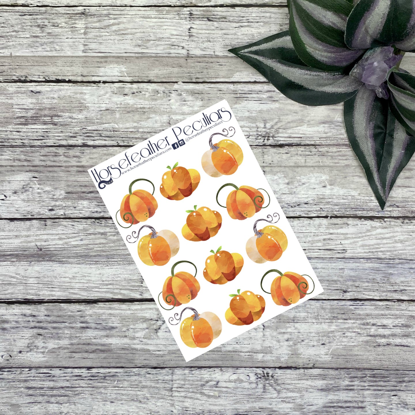 All the Pumpkins Planner Stickers