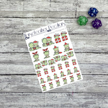 Load image into Gallery viewer, Christmas Dragon 2 Planner Stickers