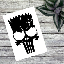 Load image into Gallery viewer, Dude Skull Vinyl Decal