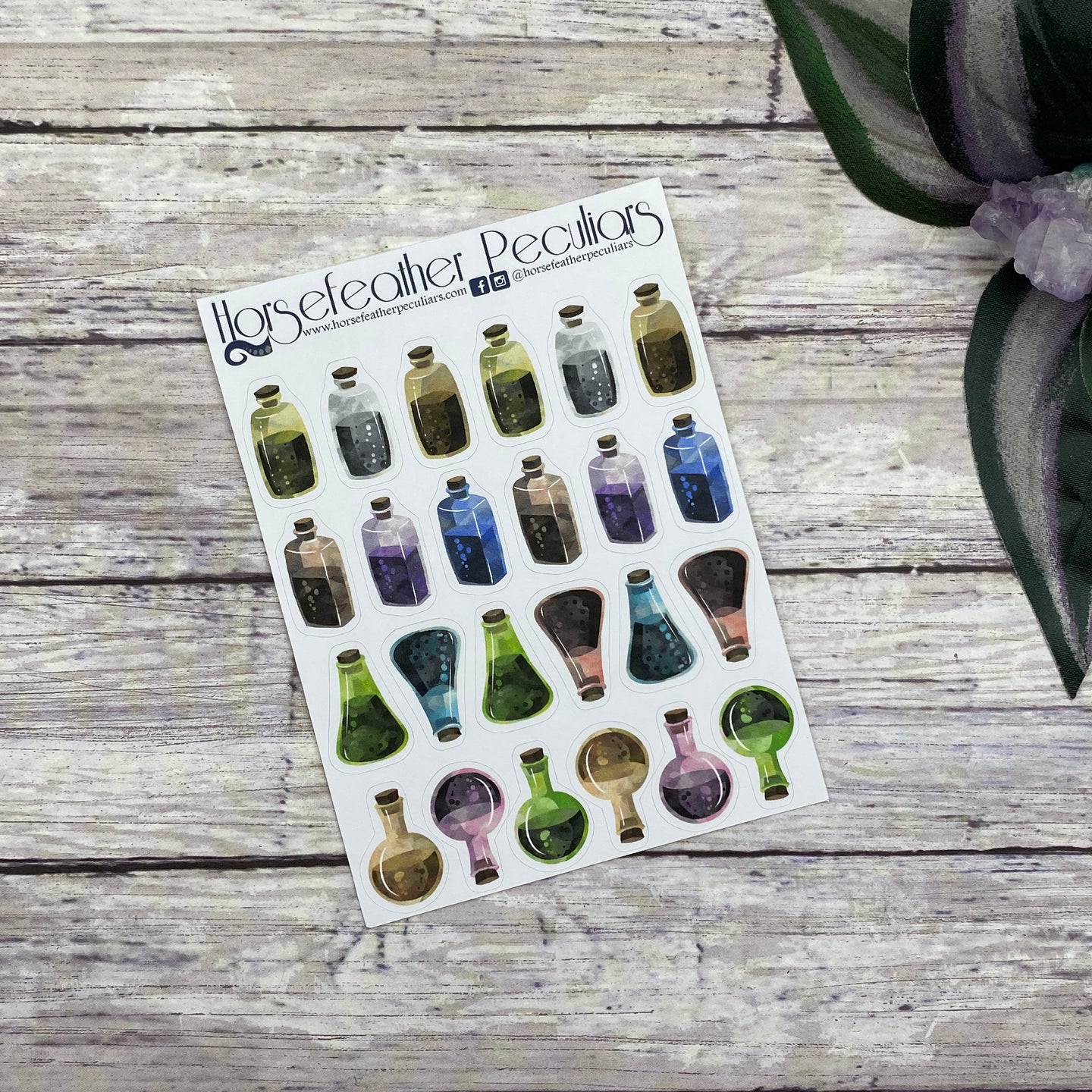 Earthy Potions Planner Stickers