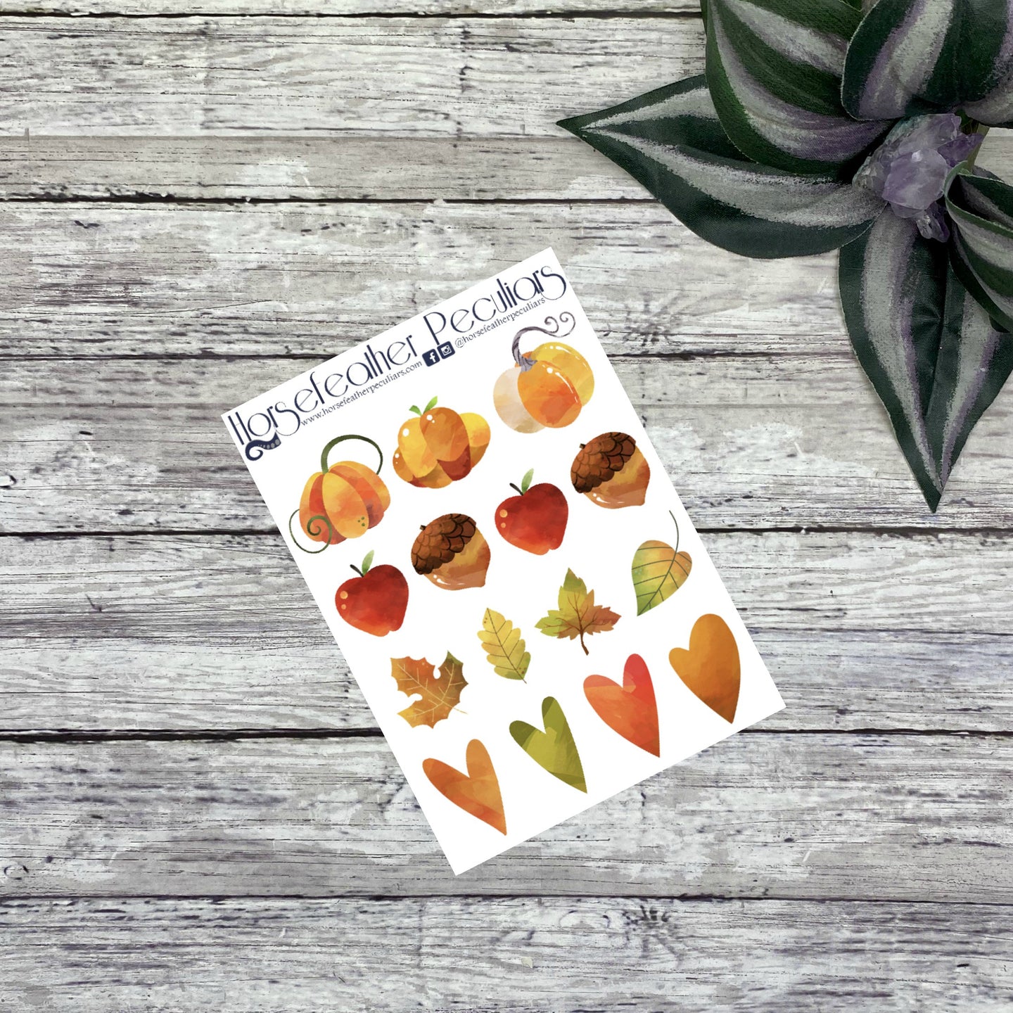 Fall Deco Planner Stickers