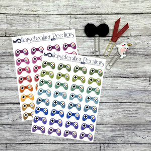 Game Controller Planner Stickers - 2 pack