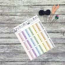Load image into Gallery viewer, Habit Trackers Planner Stickers