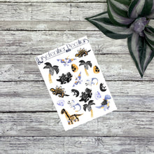 Load image into Gallery viewer, Halloween Dino Deco Planner Stickers