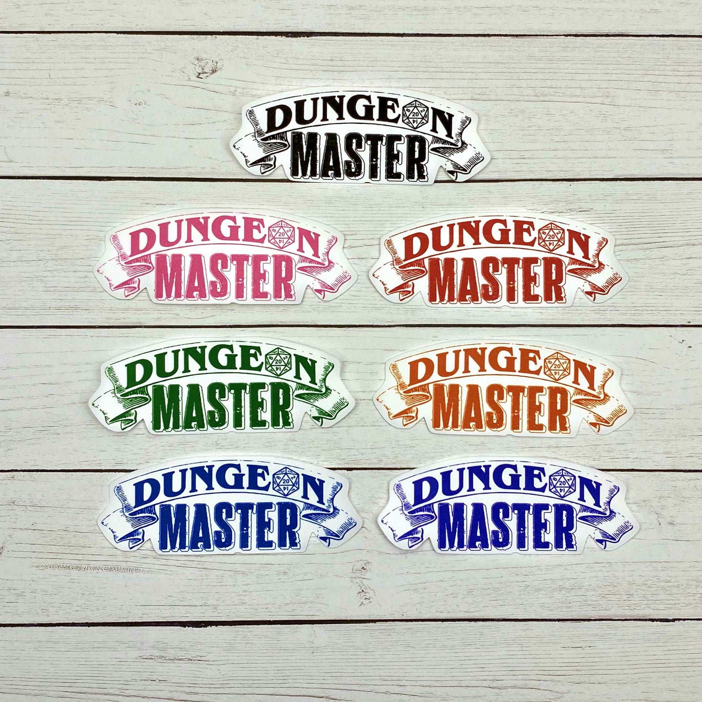 Dungeon Master Diecut Stickers