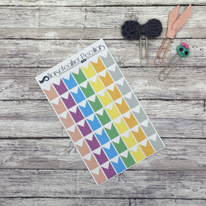 Small Flag Planner Stickers