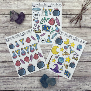 Potions and Crystals Planner Stickers