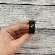 Load image into Gallery viewer, Black and Gold Foil Star Washi Tape