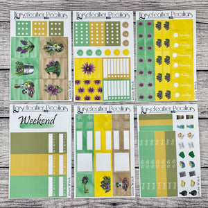 Green Witch Weekly Sticker Kit
