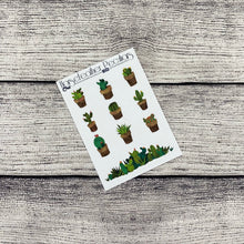 Load image into Gallery viewer, Cacti Deco Planner Stickers