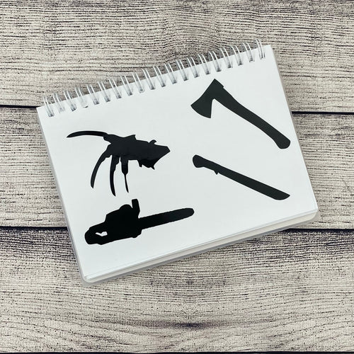 Horror Weapons Vinyl Decal Set