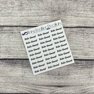 Side Quest Script Planner Stickers