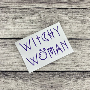 Witchy Woman 1 Vinyl Decal