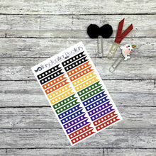 Load image into Gallery viewer, Large Flag Checklist Planner Stickers