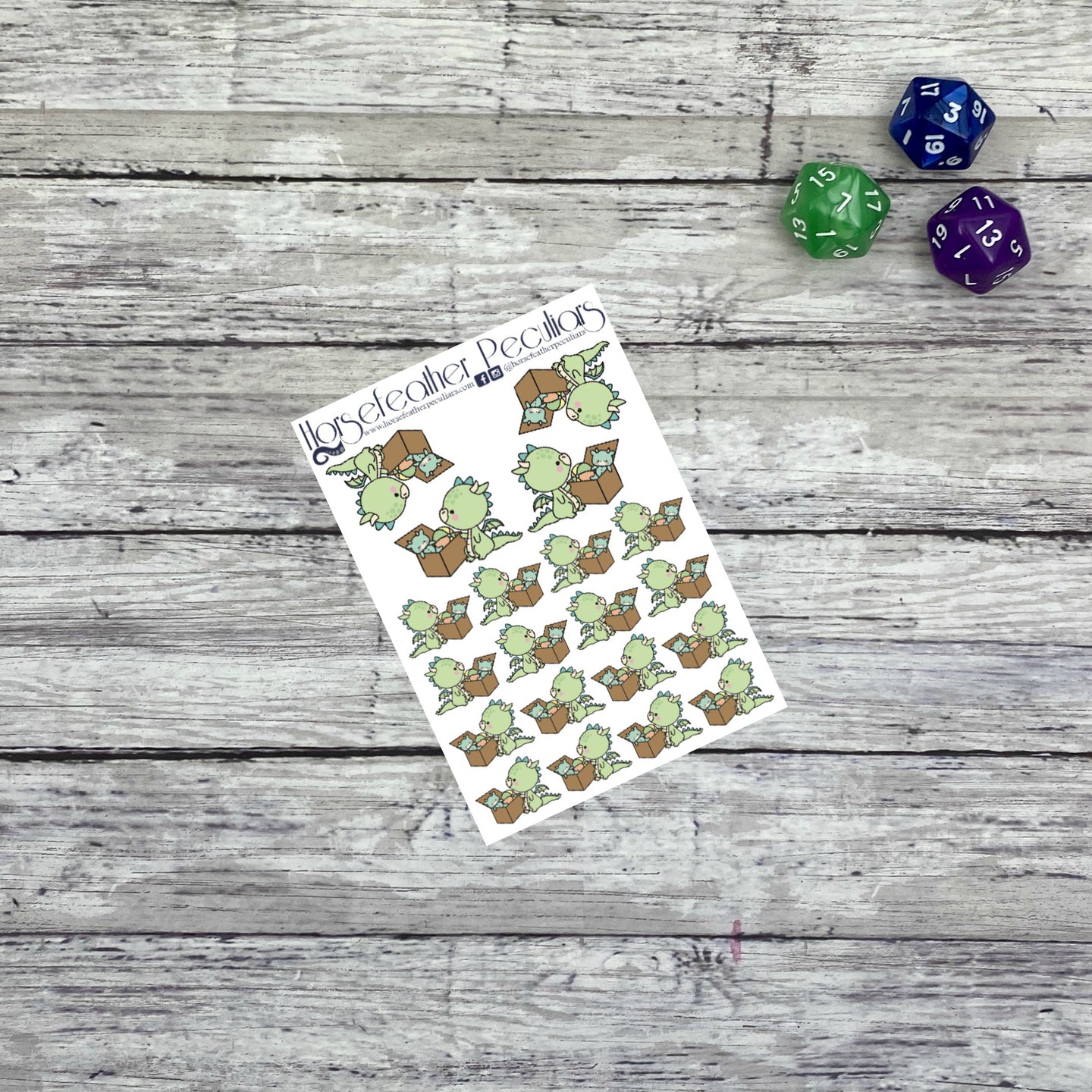 Moving Dragons Planner Stickers