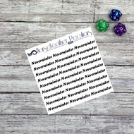 Neverwinter Script Planner Stickers