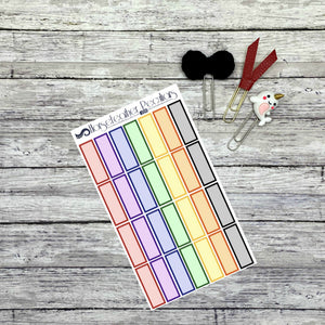 Quarter Box Functional Planner Stickers