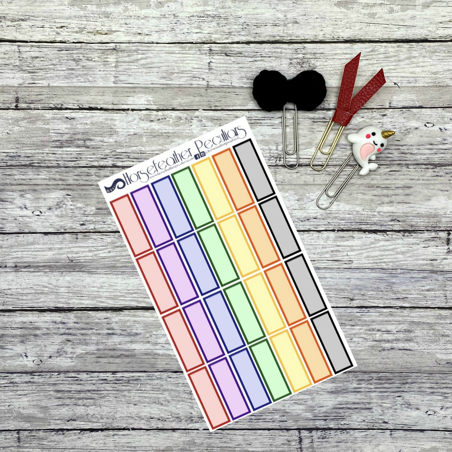 Quarter Box Functional Planner Stickers