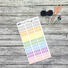 Load image into Gallery viewer, Small Flag Checklist Planner Stickers