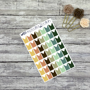 Small Flag Planner Stickers