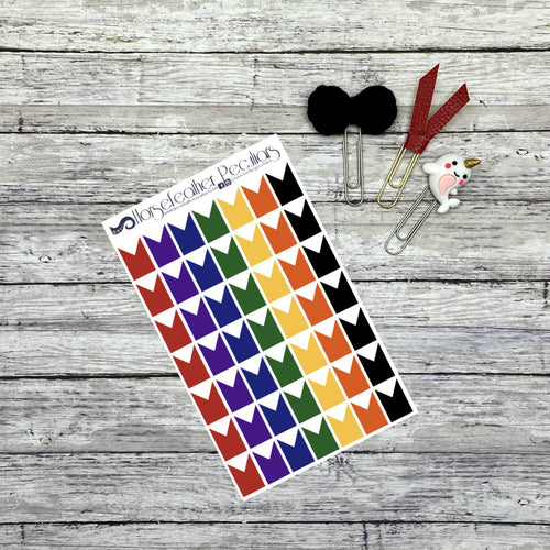 Small Flag Planner Stickers