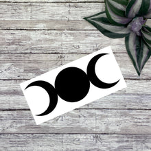 Load image into Gallery viewer, Triple Moon Vinyl Decal