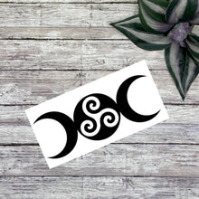 Load image into Gallery viewer, Triskelion Moon Vinyl Decal