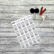 What Doesn't Kill You Gives You XP Planner Stickers