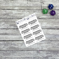 XP Habit Tracker Planner Stickers