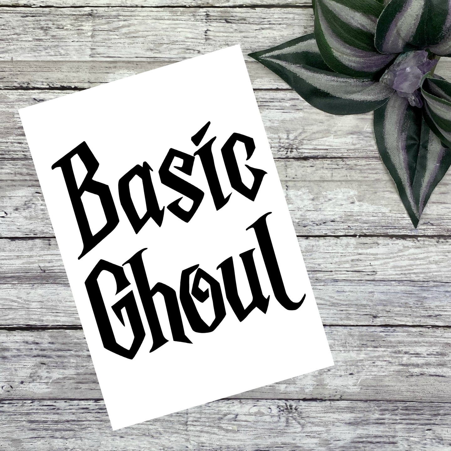 Basic Ghoul Vinyl Decal