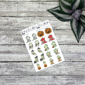 Halloween Dragon Planner Stickers