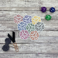Load image into Gallery viewer, D20 Die Cut Planner Stickers